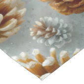 Nappe Harmonie des Pinecones d'hiver (Angle)