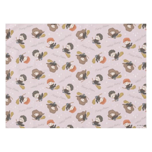 Nappe HARRY POTTER™, Hermione & Ron Flying Motif (Devant (Horizontal))