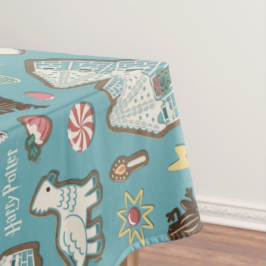 Nappe HARRY POTTER™ HOGWARTS™ Motif de cookies de Noël (In Situ)