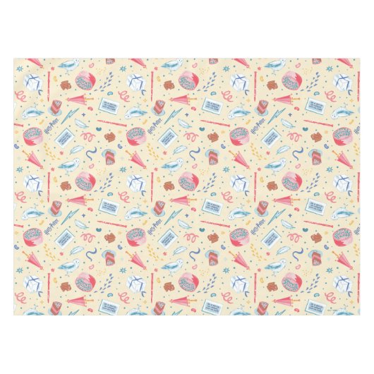 Nappe HARRY POTTER™ Motif de fête d'anniversaire (Devant (Horizontal))