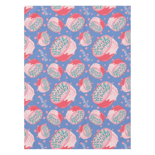 Nappe HARRY POTTER™ Motif de gâteau d'anniversaire (Devant)