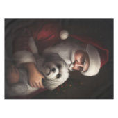 Nappe Havanais avec Noël Festif du Père Noël (Devant (Horizontal))