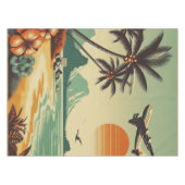 Nappe Hawaï vintage/tropical (Devant (Horizontal))