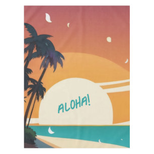 Nappe Hawaiian/Aloha/Tropical/plage