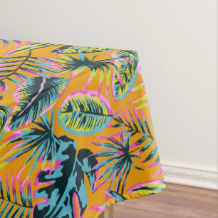Nappe Hawaiian Tropical Feuilles Et Plante Imprimer Moti