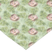 Nappe Hérisson et feuilles verts (Angle)