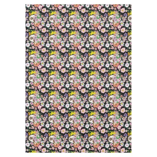 Nappe Hérisson Fleurs mignonnes (Devant)