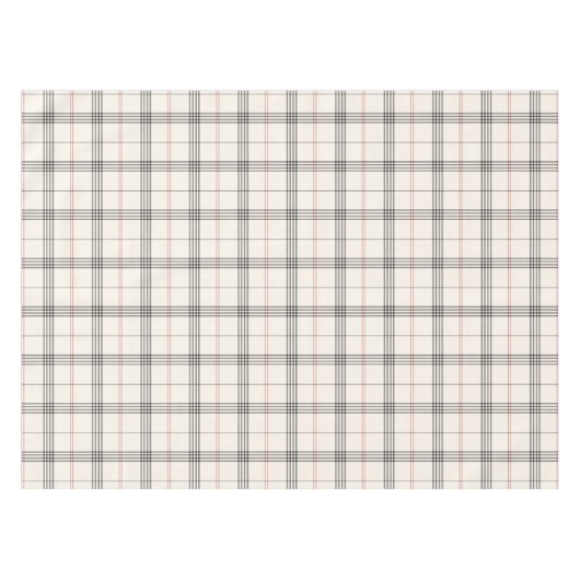 Nappe HERITAGE | Neutral Tartan Pattern (Devant (Horizontal))