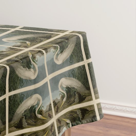 Nappe Héron blanc, Grandes aigrettes, Oiseaux d'Amérique (In Situ)