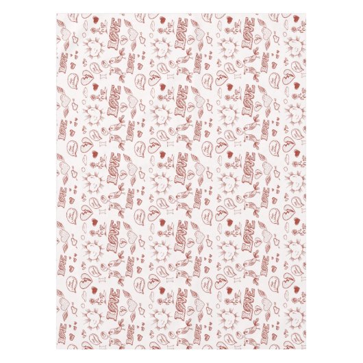 Nappe Heureuse Sainte-Valentin (Devant)