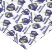 Nappe Heureux Hanoukka tournoyant Dreidel (Angle)