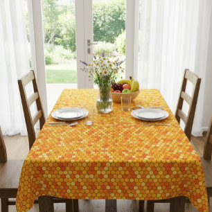 Nappe Hexagonale À Thème D'Abeille