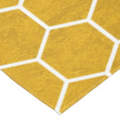 Nappe Hexagone Motif Hexagon Jaune (Angle)