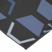 Nappe Hexagones de l'âge atomique Bleu noir (Angle)