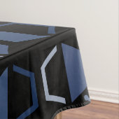 Nappe Hexagones de l'âge atomique Bleu noir (In Situ)