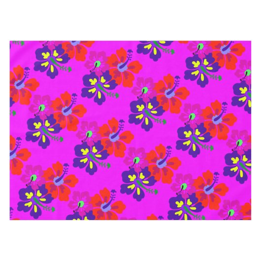 Nappe Hibiscus Art Bold Pattern Tropical Themed (Devant (Horizontal))