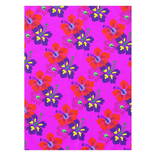 Nappe Hibiscus Art Bold Pattern Tropical Themed (Devant)