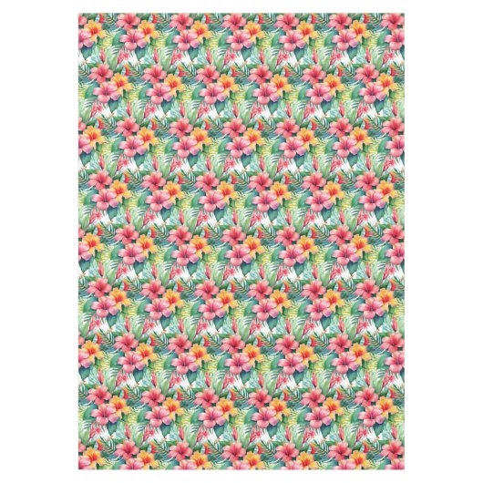 Nappe Hibiscus des fleurs tropicales (Devant)