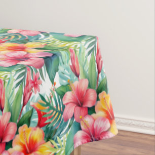 Nappe Hibiscus des fleurs tropicales