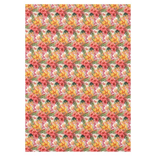 Nappe Hibiscus des fleurs tropicales (Devant)