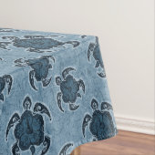 Nappe Hibiscus d'Uhane Honu Tortue hawaïenne Batik (In Situ)