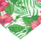 Nappe Hibiscus et palmiers feuilles (Angle)