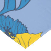 Nappe Hibiscus fleurs et feuilles (Angle)