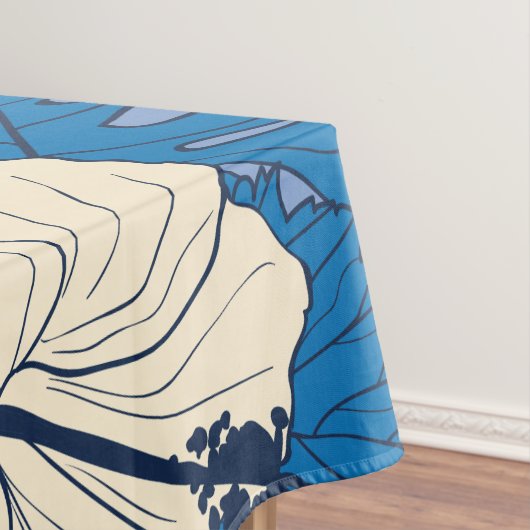 Nappe Hibiscus fleurs et feuilles (In Situ)