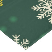 Nappe Hibiscus floral tropical Snowflakes Noël | (Angle)