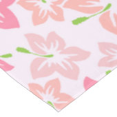 Nappe Hibiscus rose, Fleurs roses, Votre nom (Angle)