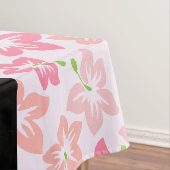 Nappe Hibiscus rose, Fleurs roses, Votre nom (In Situ)
