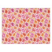 Nappe hibiscus tropical - rose et orange (Devant (Horizontal))