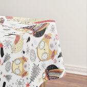 Nappe Hibou drôle de texture (In Situ)