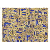 Nappe Hiéroglyphe égyptien Lapis Lazuli et Gold (Devant (Horizontal))