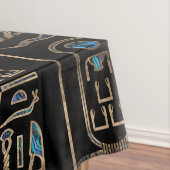 Nappe Hiéroglyphes égyptiens Abalone motif d'or (In Situ)