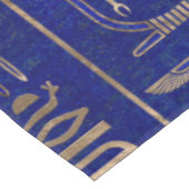 Nappe Hiéroglyphes égyptiens motif Gold Lapis Lazuli (Angle)