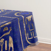 Nappe Hiéroglyphes égyptiens motif Gold Lapis Lazuli (In Situ)