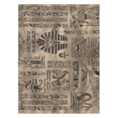 Nappe Hiéroglyphes et divinités égyptiens - or de luxe (Devant)
