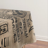 Nappe Hiéroglyphes et divinités égyptiens - or de luxe (In Situ)