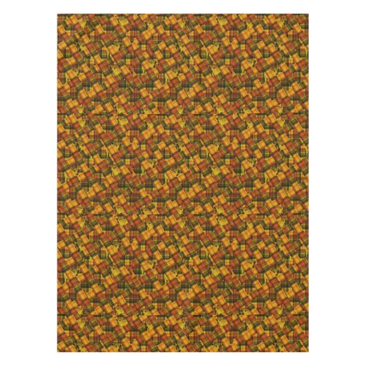 Nappe Highland Cow Tartan Design, (Devant)