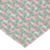 Nappe Hip Flamants roses roses mignonette feuille de pal (Angle)