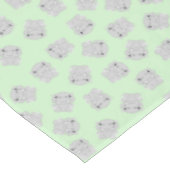 Nappe Hippo fête d'anniversaire vert (Angle)