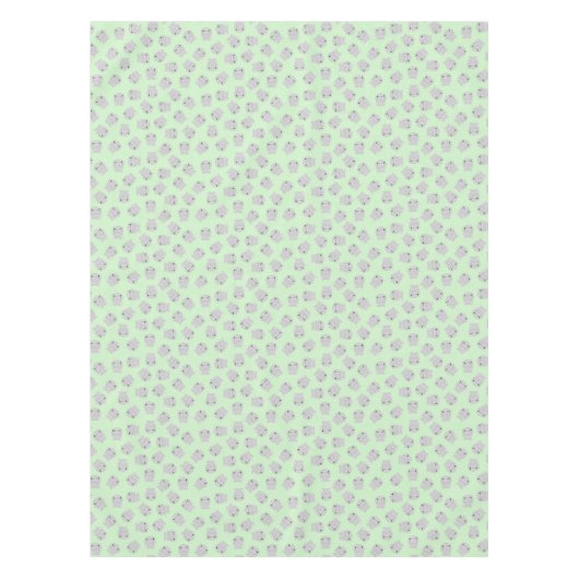 Nappe Hippo fête d'anniversaire vert (Devant)