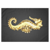 Nappe Hippocampe Polygonal Or (Devant (Horizontal))