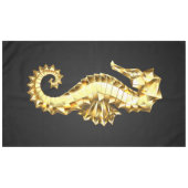 Nappe Hippocampe Polygonal Or (Devant (Horizontal))