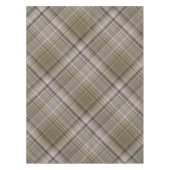 Nappe Hiver Brown et vert olive Plaid (Devant)