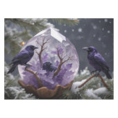 Nappe Hiver Cristal Neige Noirs Ravens (Devant (Horizontal))