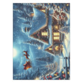 Nappe Hiver/Père Noël/Noël/Neige (Devant)