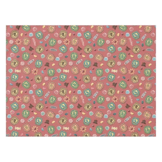 Nappe HOGWARTS™ Maisons Motif de biscuits de vacances (Devant (Horizontal))