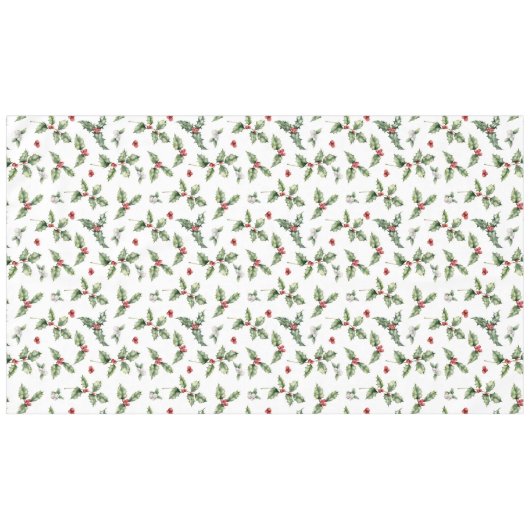 Nappe Holly and Mistletoe All Over Christmas (Devant (Horizontal))